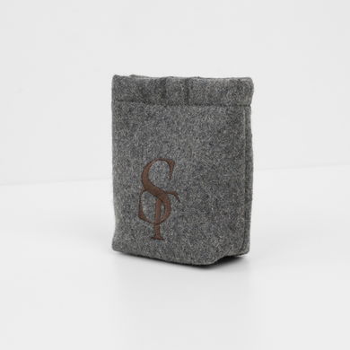 Elma Godbidspose med affaldsposeholder | Stone