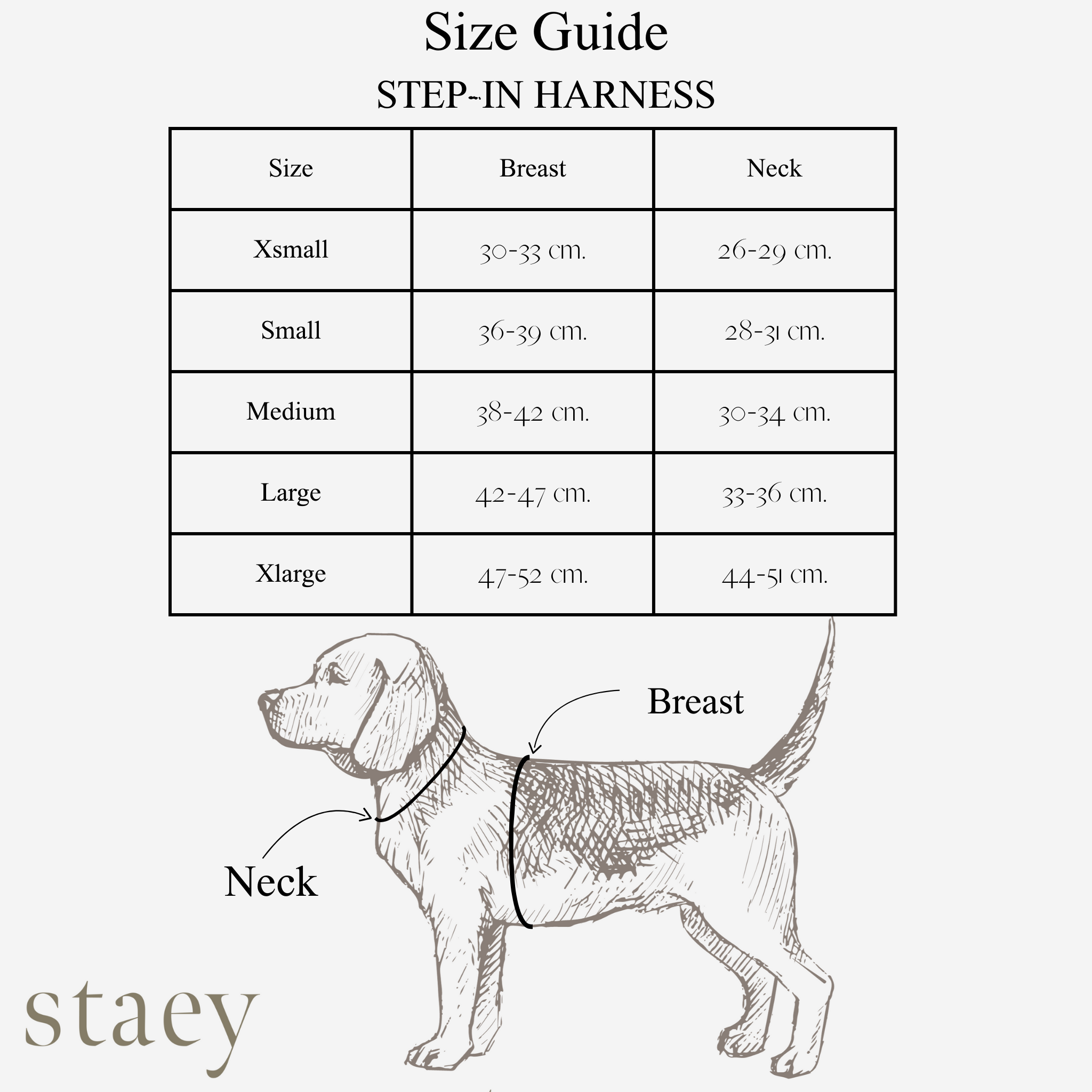 Teddy Step-in Hundesele | Nature