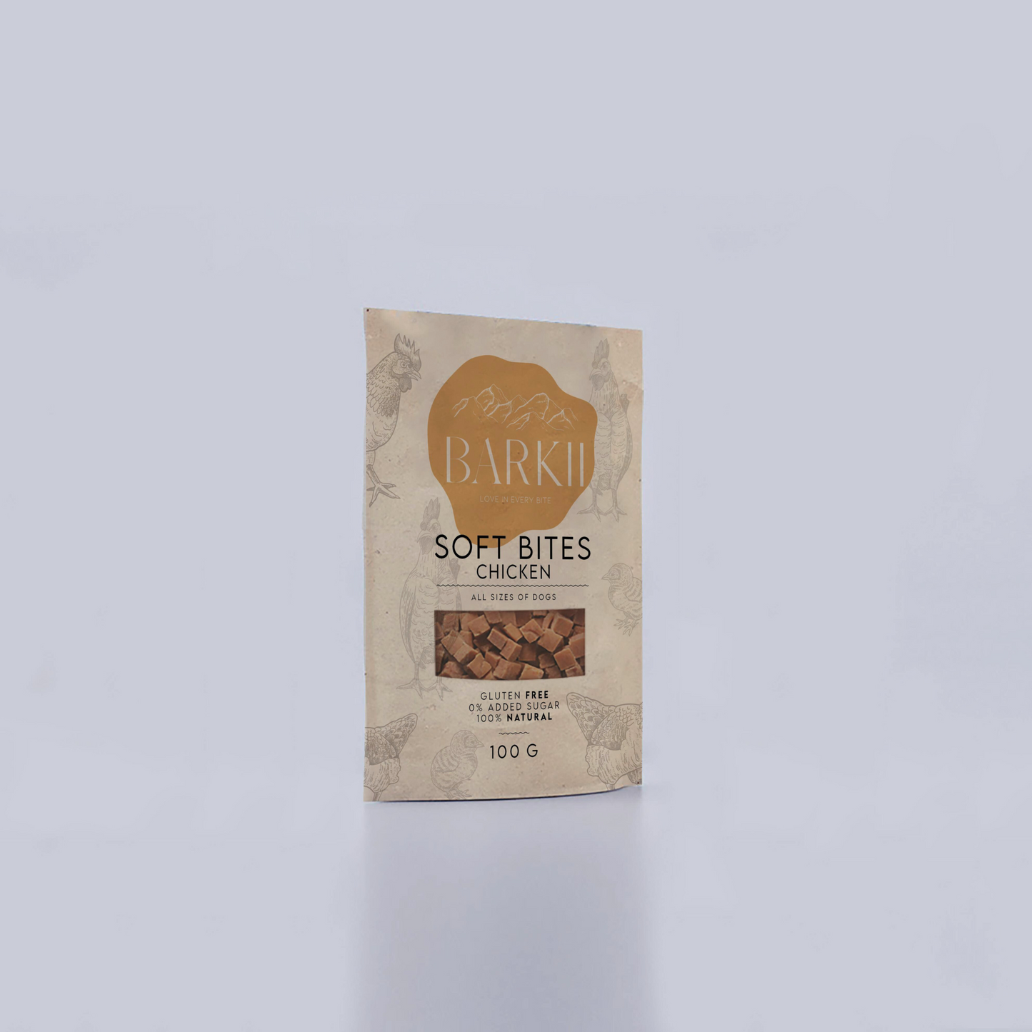Barkii Soft Bites | Kylling, 100g