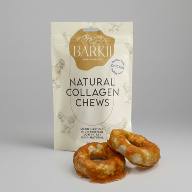 Barkii kollagen tyggedonuts | Kylling | 100 g.