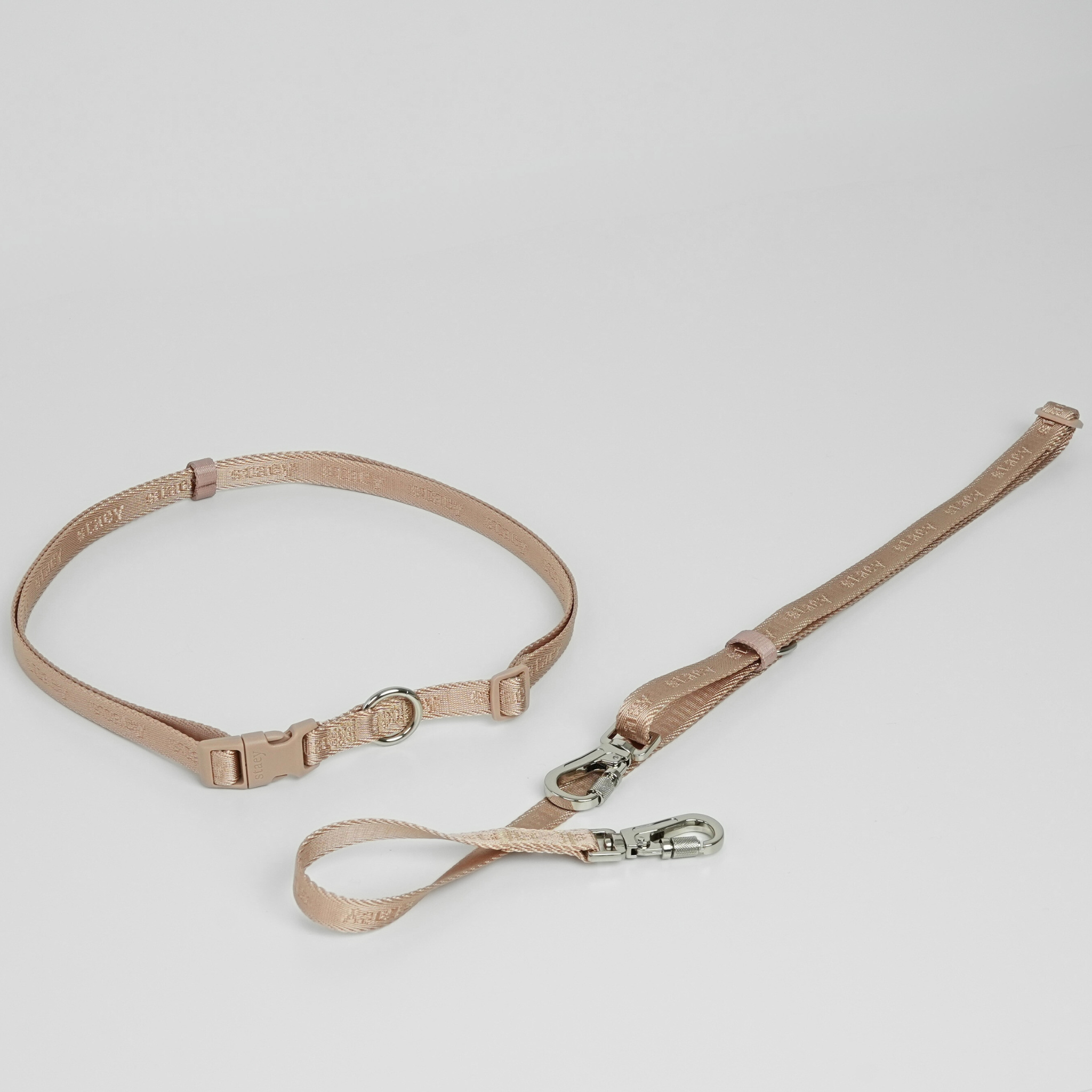 Håndfri hundesnor | Lys rosa