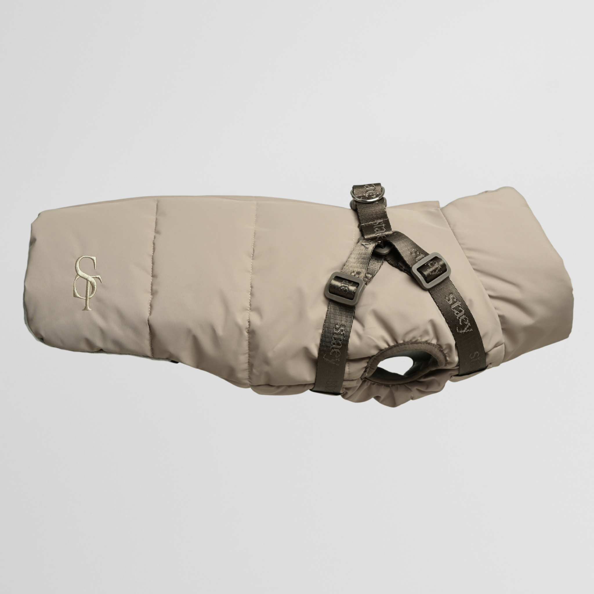 Vera Dog Coat w. Harness | Sand