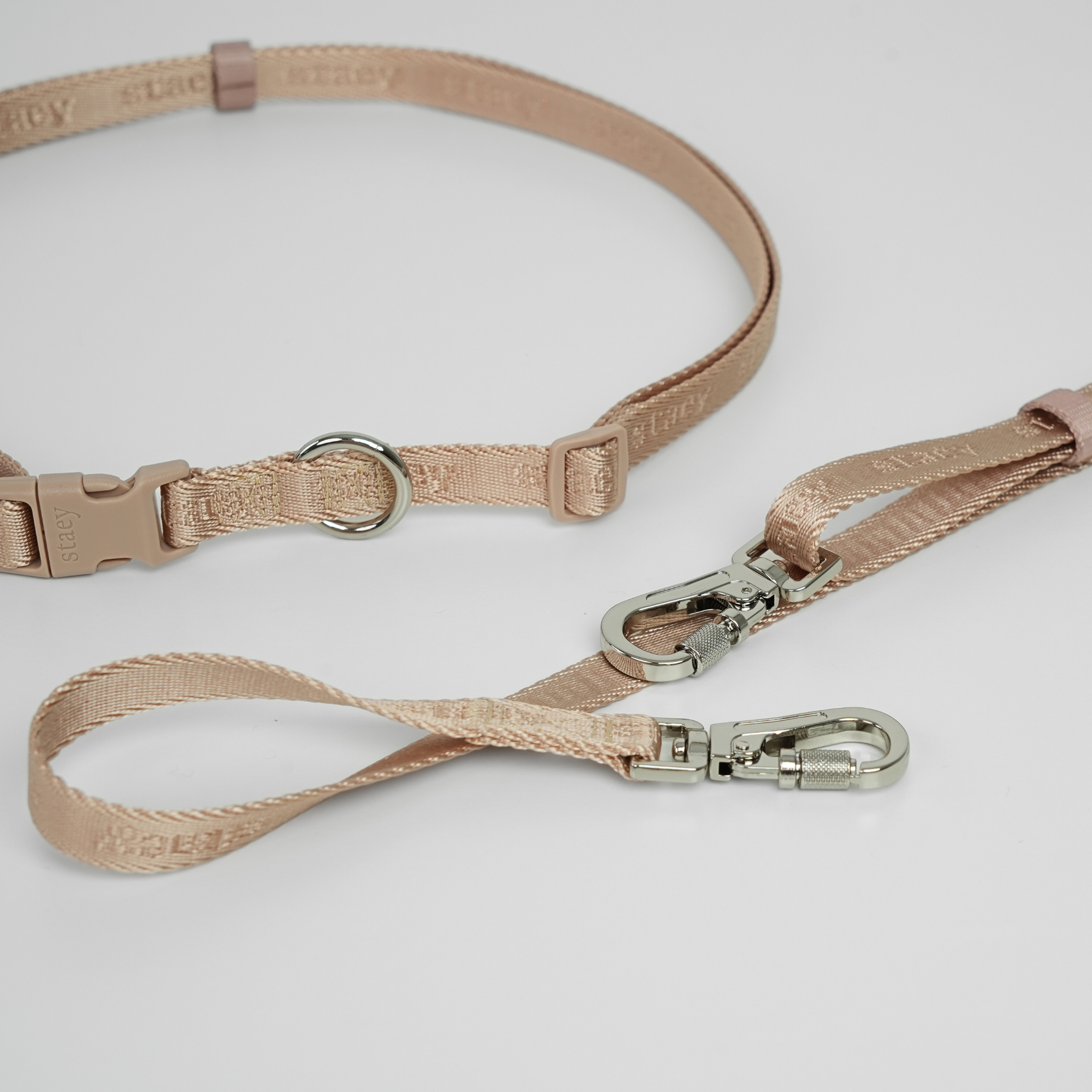 Håndfri hundesnor | Lys rosa