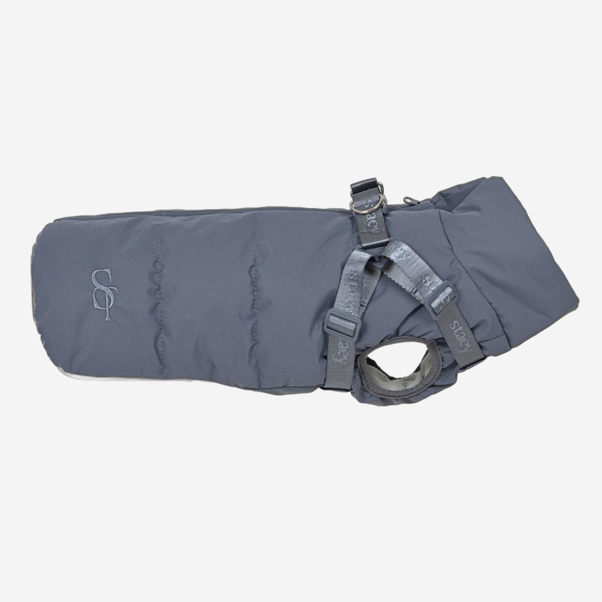Vera Hundefrakke m. Sele | Dusty Blue