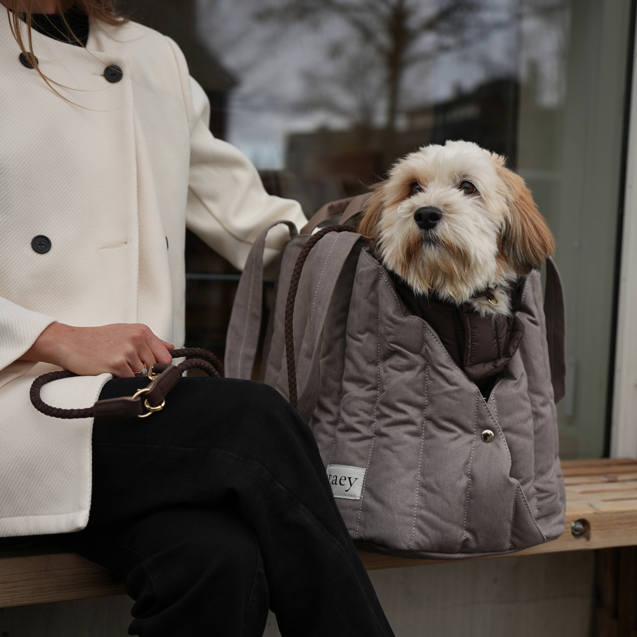 Elva Carrier Bag | Taupe