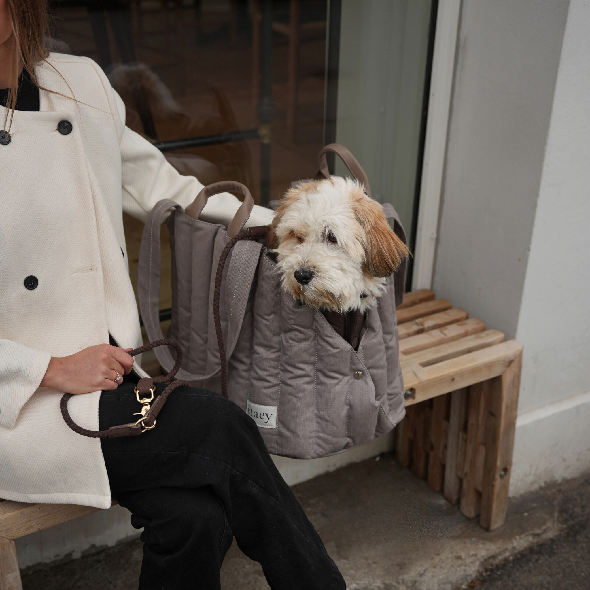 Elva Carrier Bag | Taupe