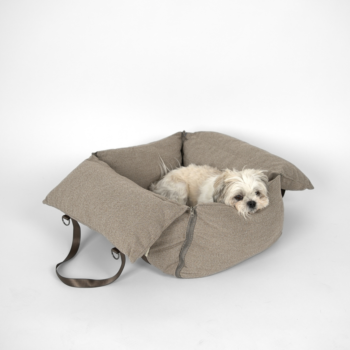 Thea 3-i-1 Bilsæde | Herringbone Mocca