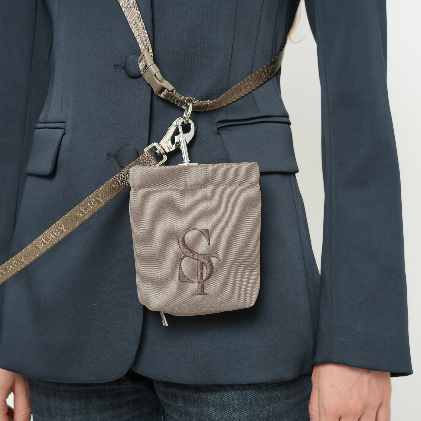 Elma Active Godbidstaske m. Hundeposeholder | Taupe
