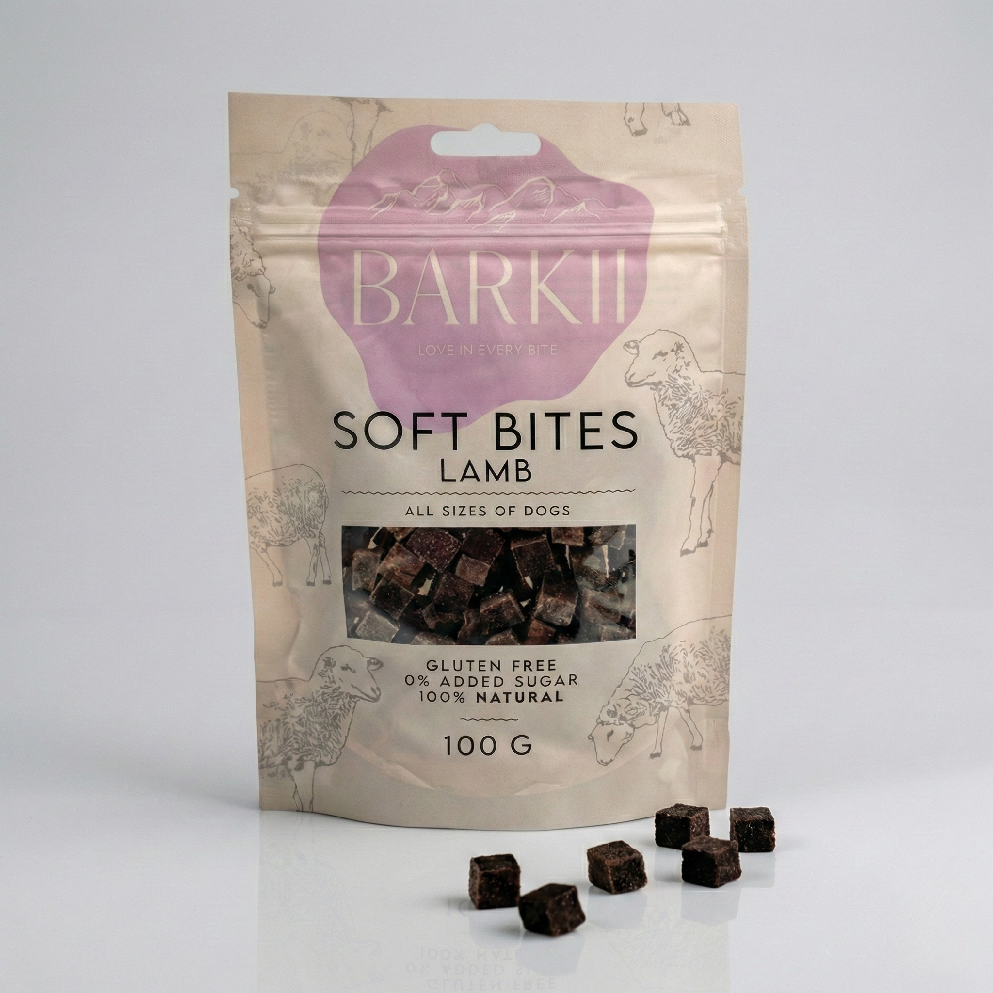 Barkii Training Treats | Lamb | 100g.