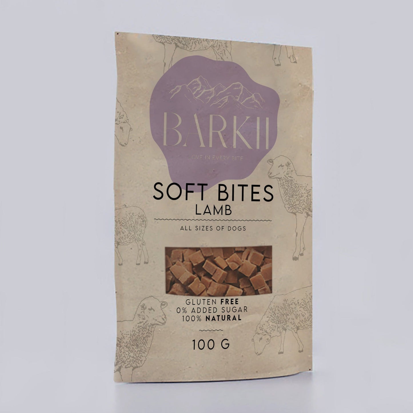 Barkii Soft Bites | Lam, 100g