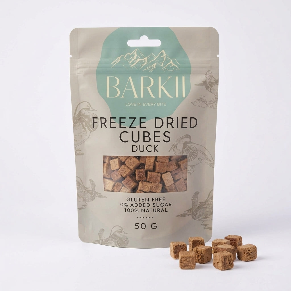 Barkii Freeze-Dried Treats | Duck | 50g.
